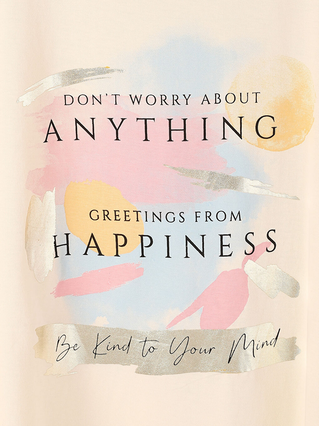 Crew Neck Printed Women's T-Shirt-2