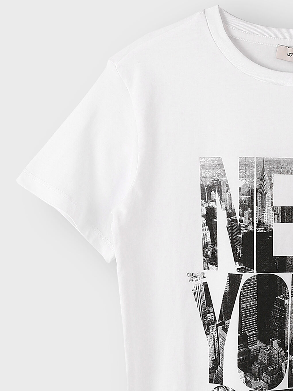 Crew Neck Printed Short Sleeve Women's T-Shirt-7