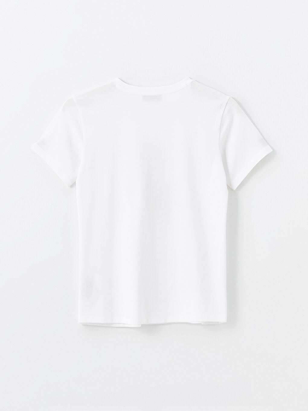 Crew Neck Printed Short Sleeve Women's T-Shirt-5