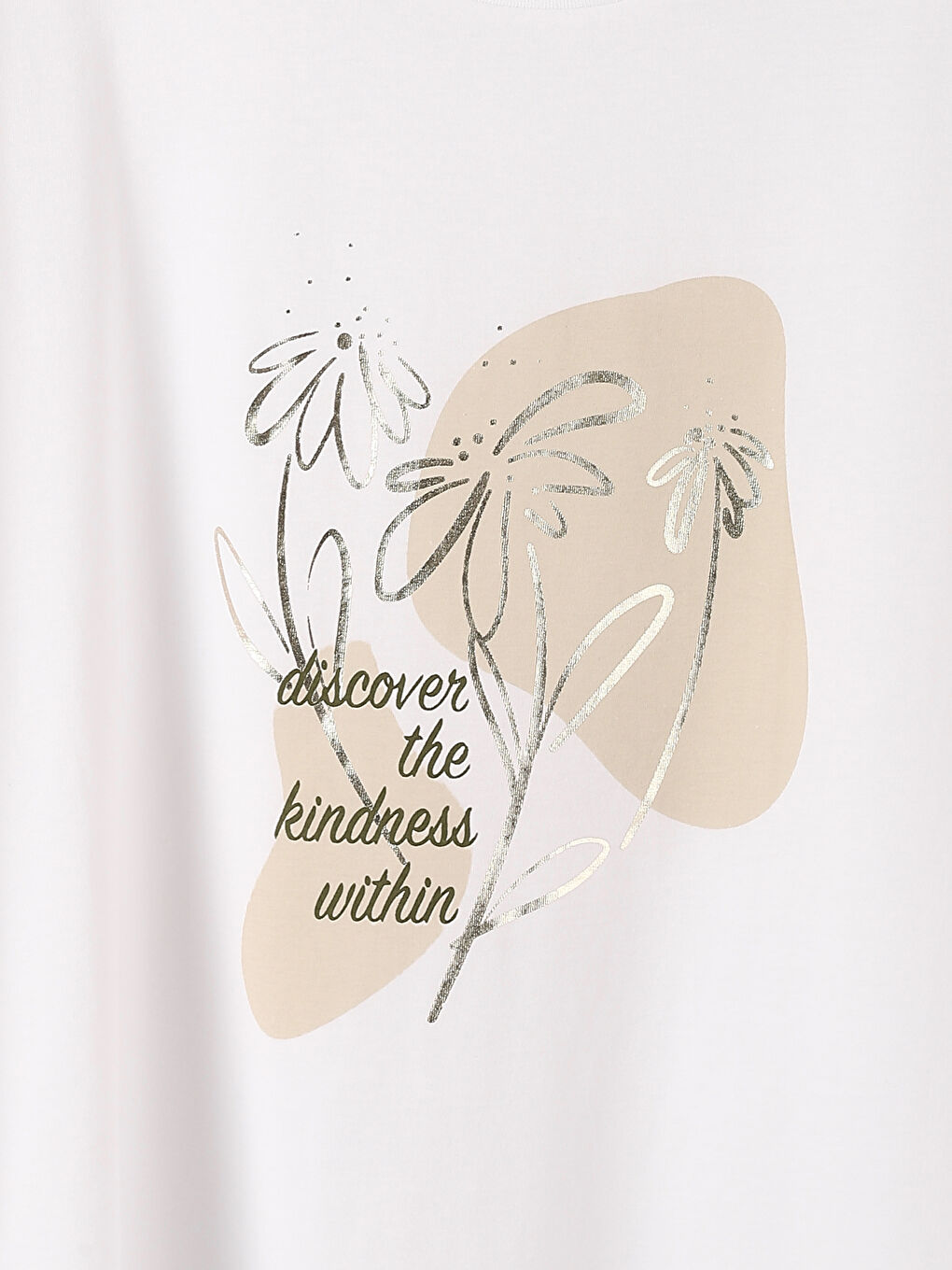 Crew Neck Printed Short Sleeve Women's T-Shirt-6