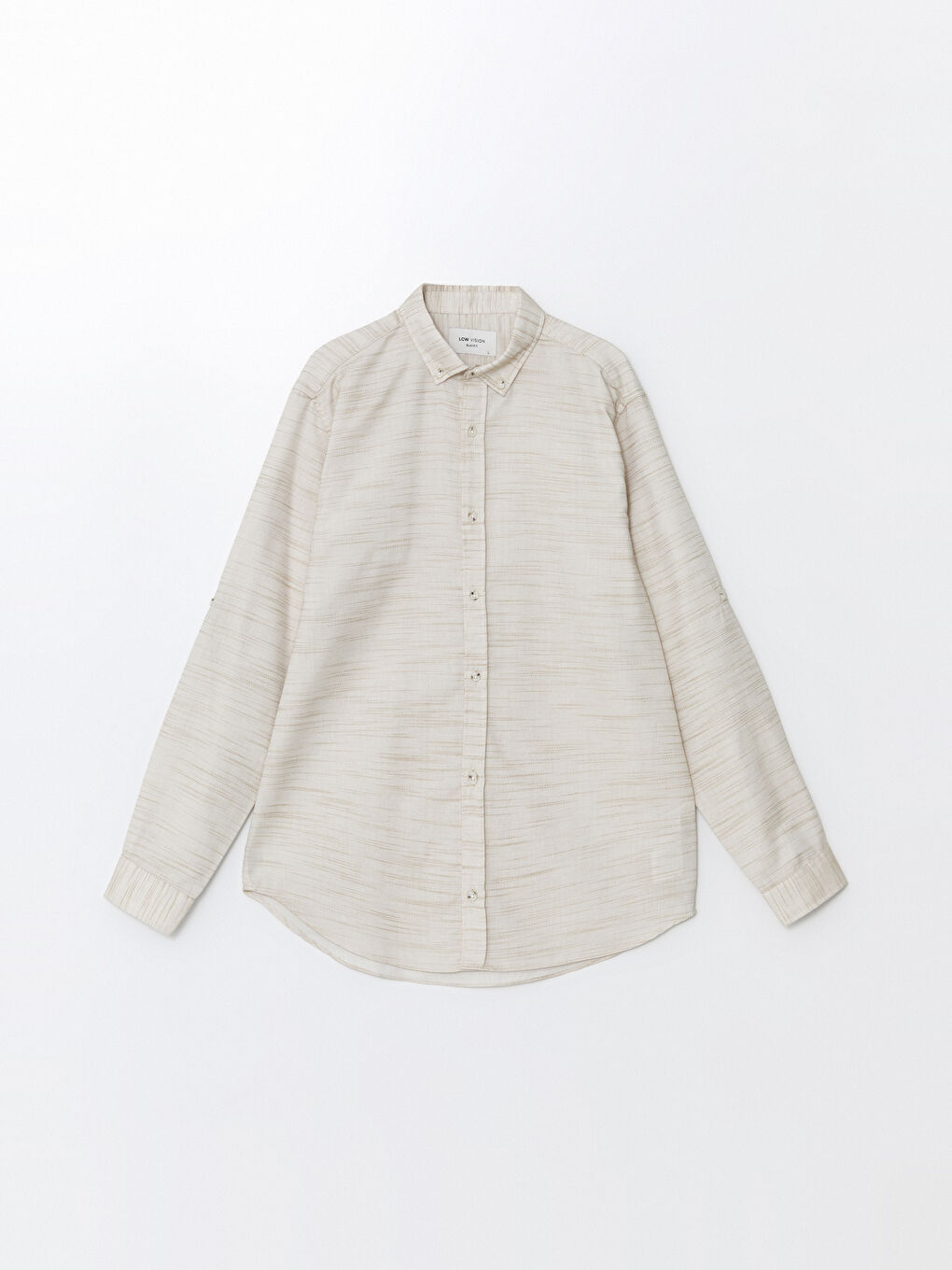 Slim Fit Long Sleeve Men's Shirt-4