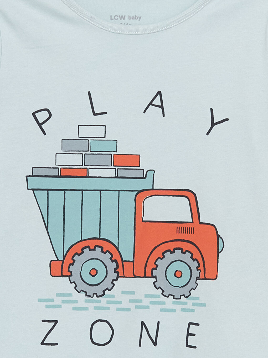 Crew Neck Boys' Pyjama Set-2