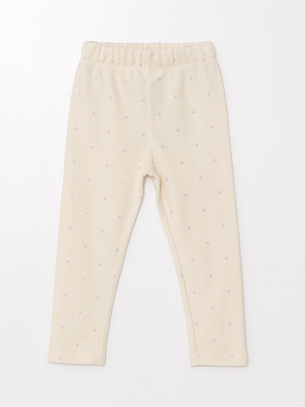 Elasticated Waist Basic Girls' Leggings 2 Pack -W4BU77Z1-LRA
