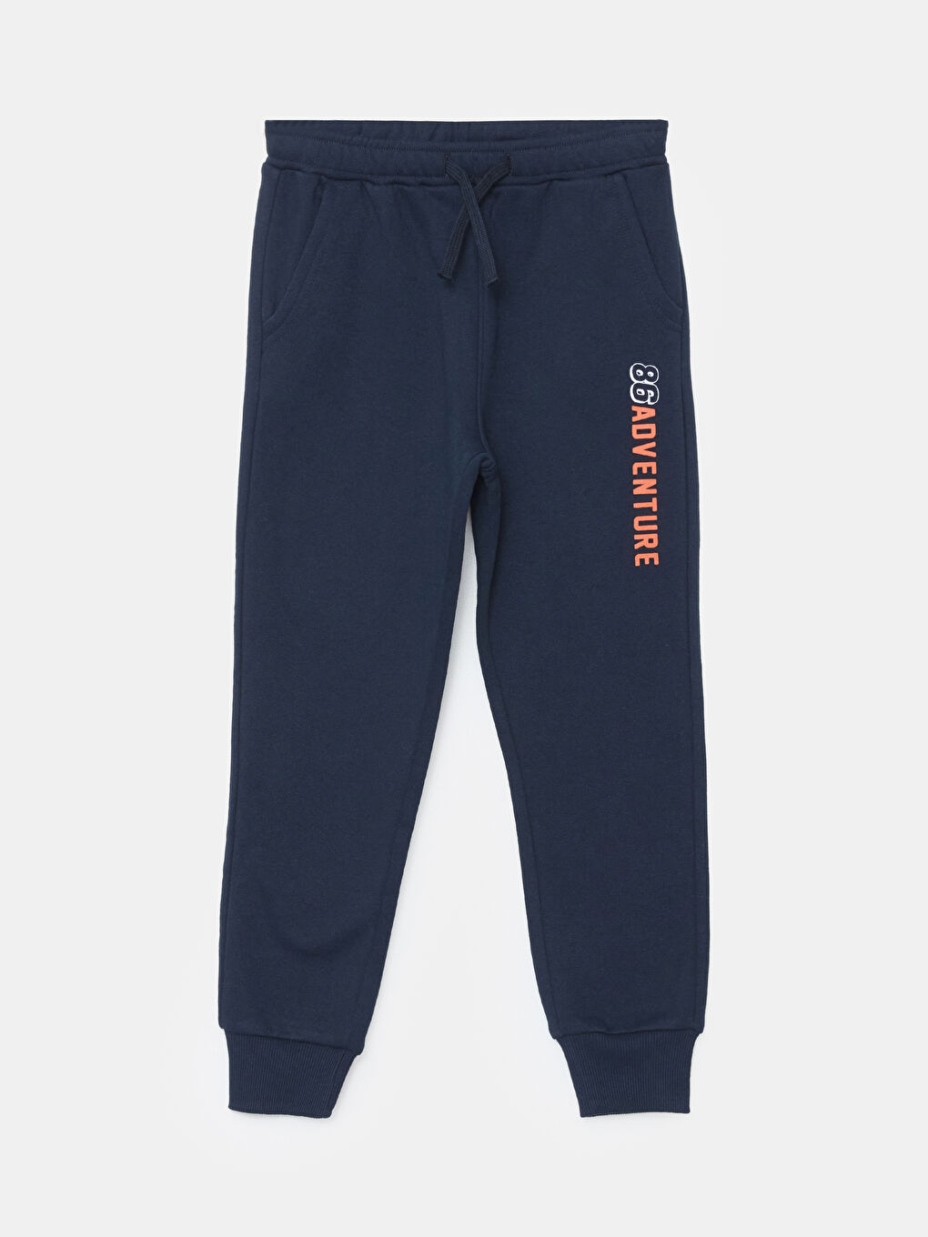 Lacivert Beli Lastikli Erkek Çocuk Jogger Eşofman Altı