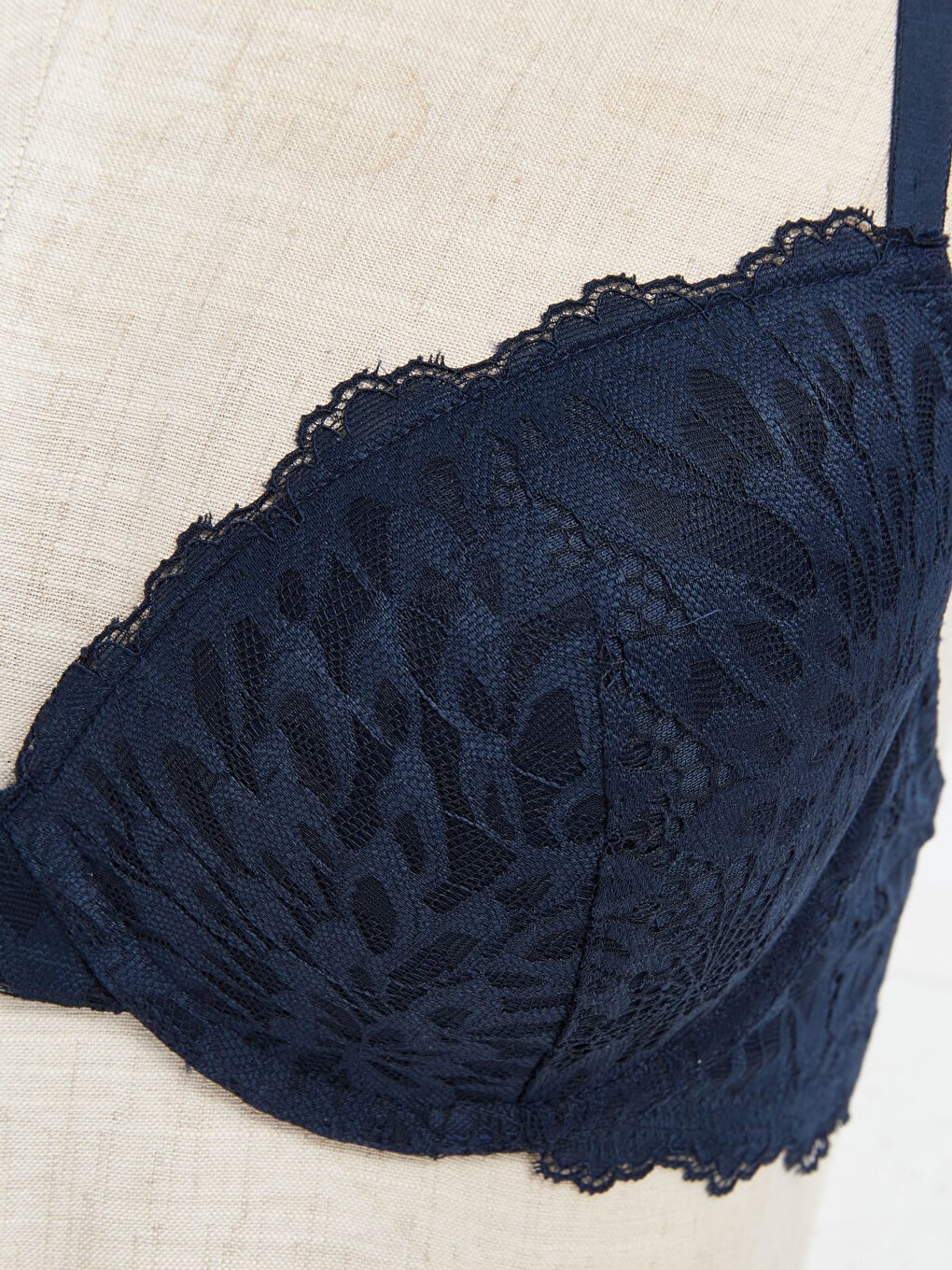 Wired Non-Padded Lace T-Shirt Bra-2