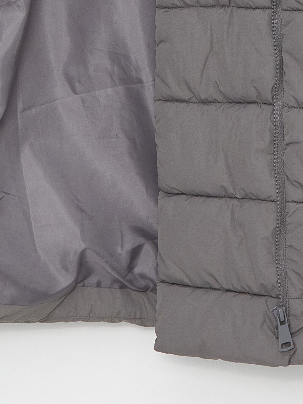Fur Detailed Women's Puffer Coat-7