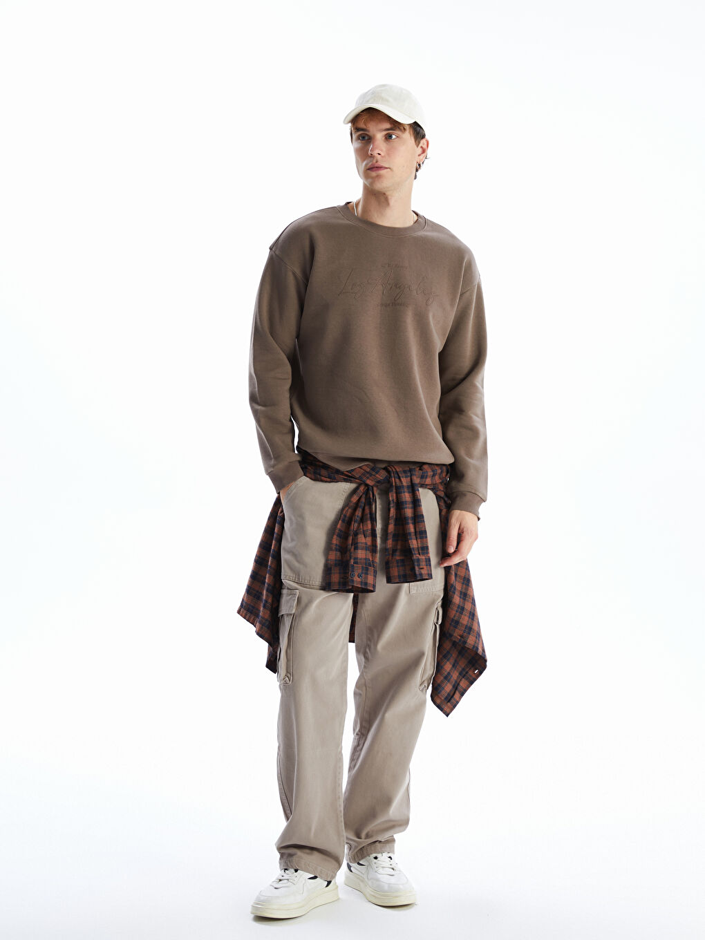 Los Angeles Printed Thick Men's Sweatshirt-1