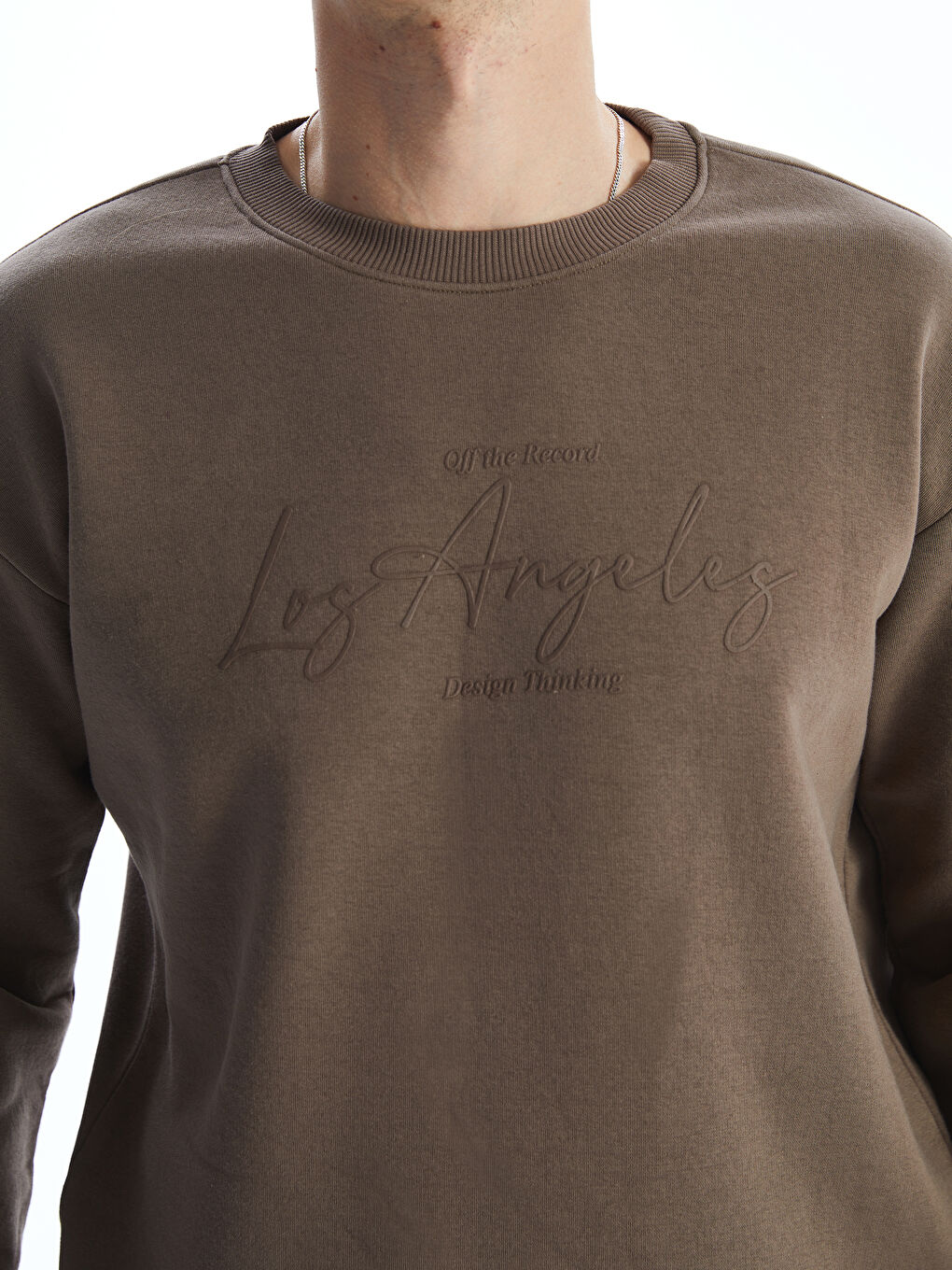 Los Angeles Printed Thick Men's Sweatshirt-2