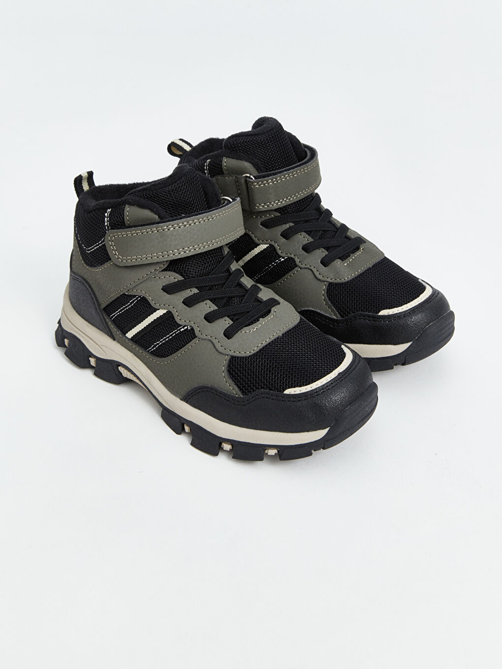 LCW STEPS Laces & Hook-and-Loop Boys' Trekking Boot -W4BV40Z4-YGV