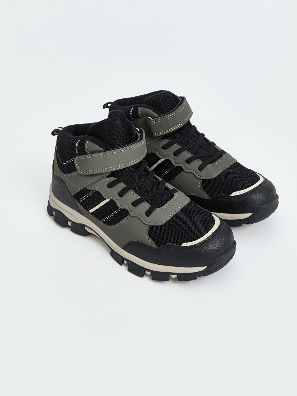 LCW STEPS Laces & Hook-and-Loop Boys' Trekking Boot -W4BV46Z4-YGV