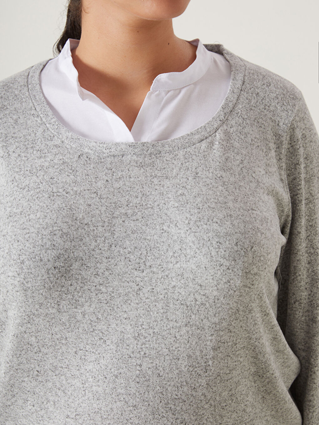 Notch Neck Women's Blouse-6