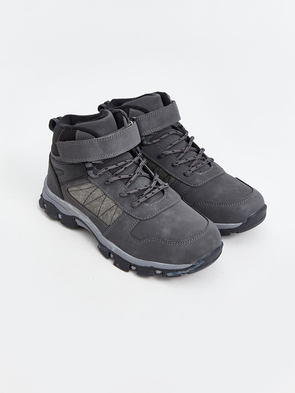 Laces & Hook-and-Loop Boys' Trekking Boot -W4BV52Z4-YGG