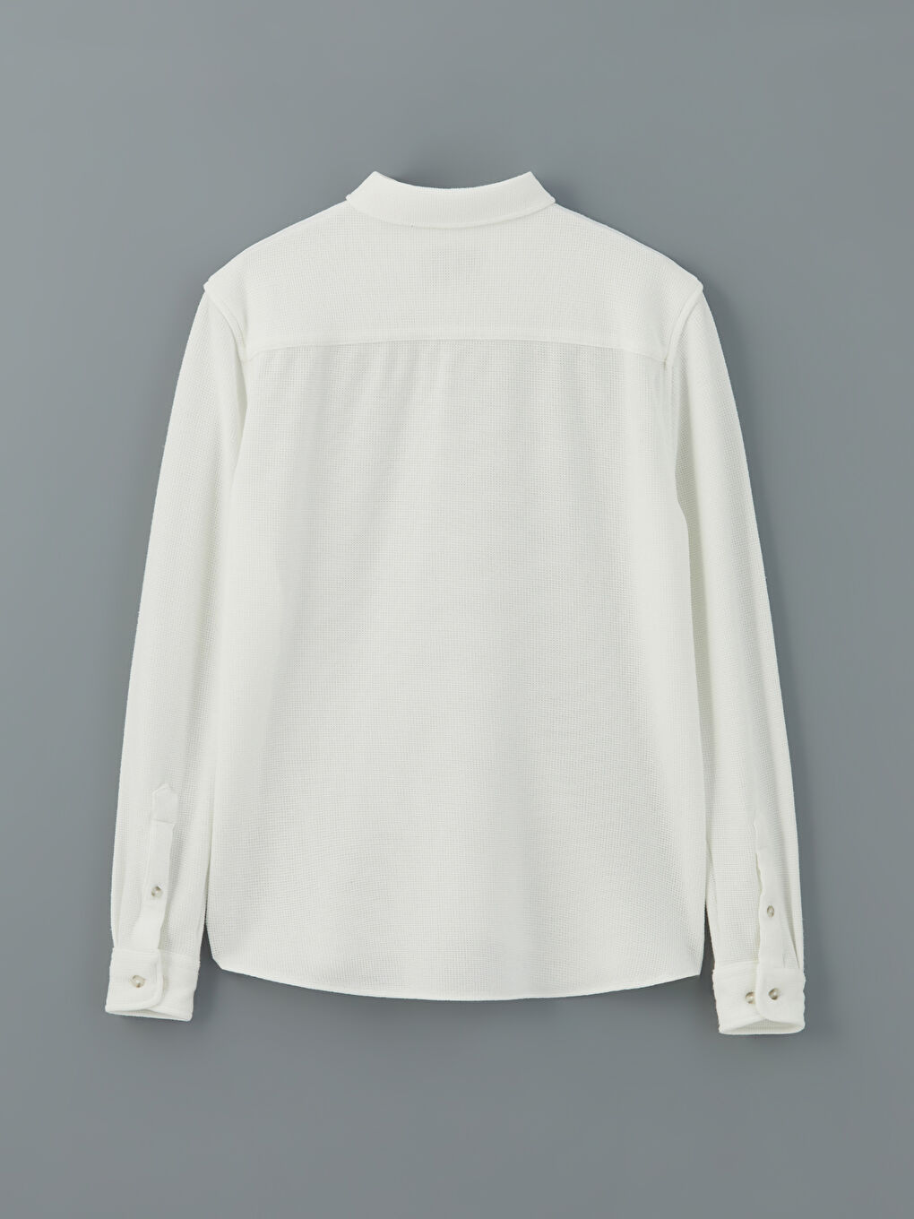 Slim Fit Long Sleeve Men's Shirt-1
