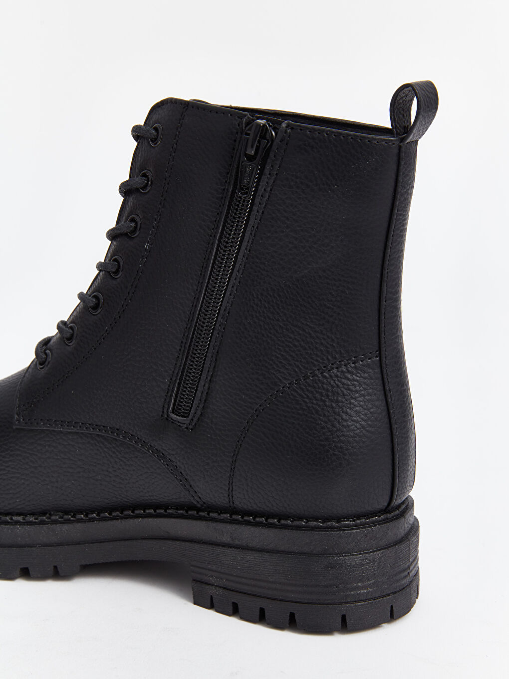 Women's Lace-Up and Zipper Boots -W4CA54Z8-HUC