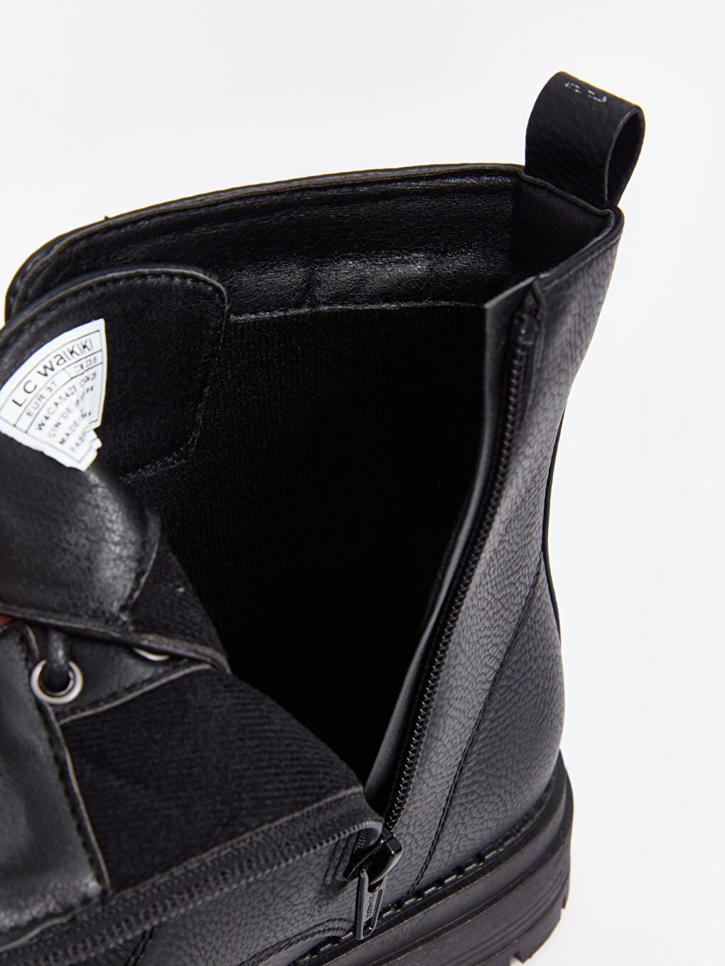Women's Lace-Up and Zipper Boots -W4CA54Z8-HUC