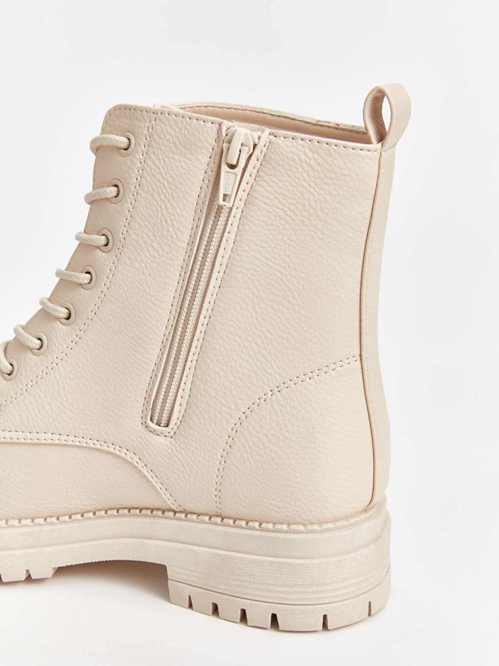 Women's Lace-Up and Zipper Boots -W4CA54Z8-R5B