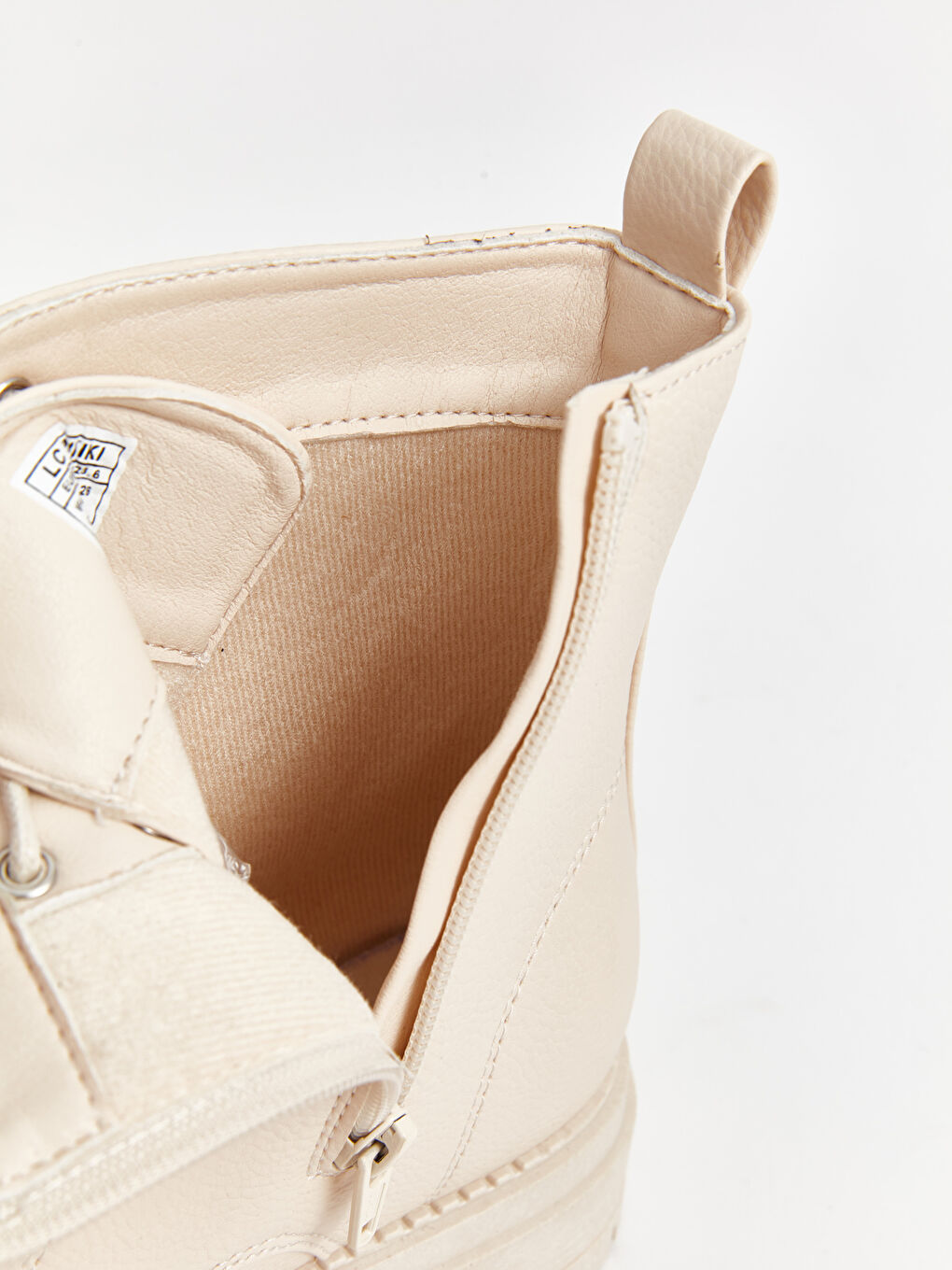 Women's Lace-Up and Zipper Boots -W4CA54Z8-R5B
