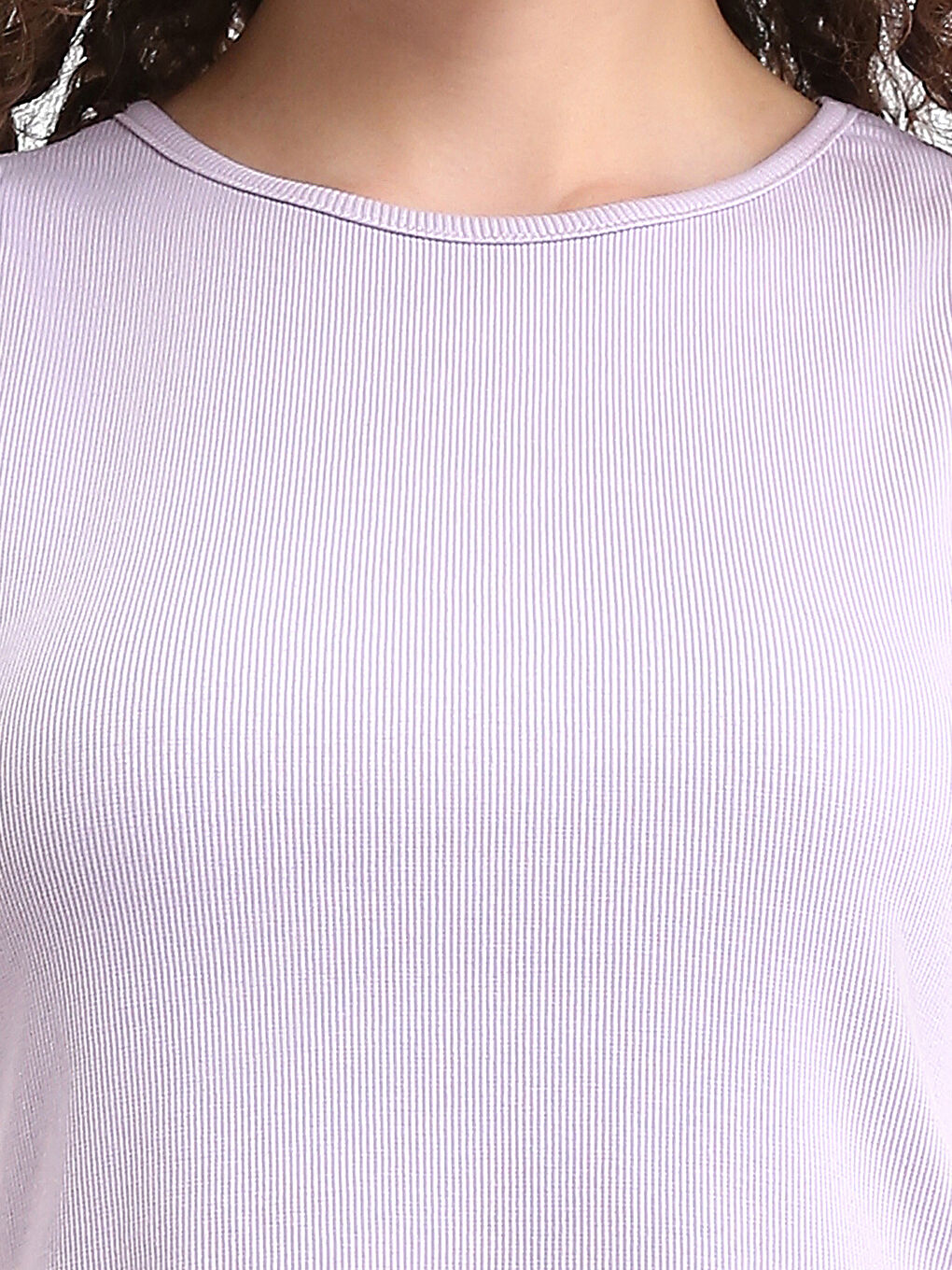 Crew Neck Women's Crop Top-2