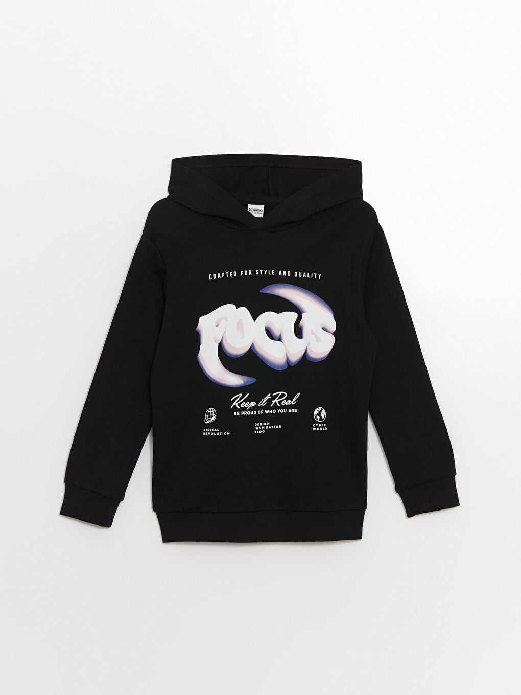 LCW Kids Hooded Boys' T-Shirt -W4CA89Z4-CVL