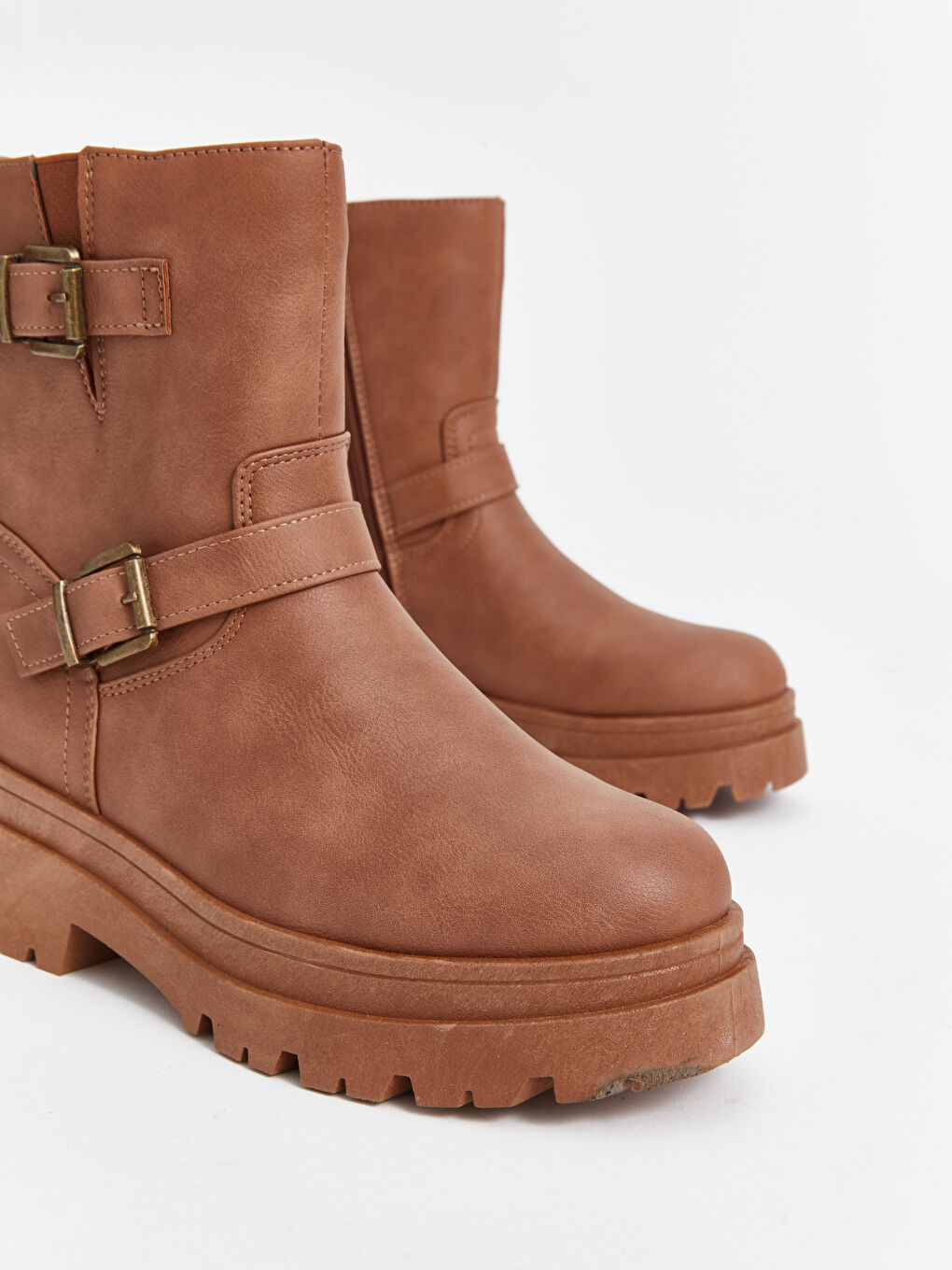 Bottes pour Femmes en Similicuir-2