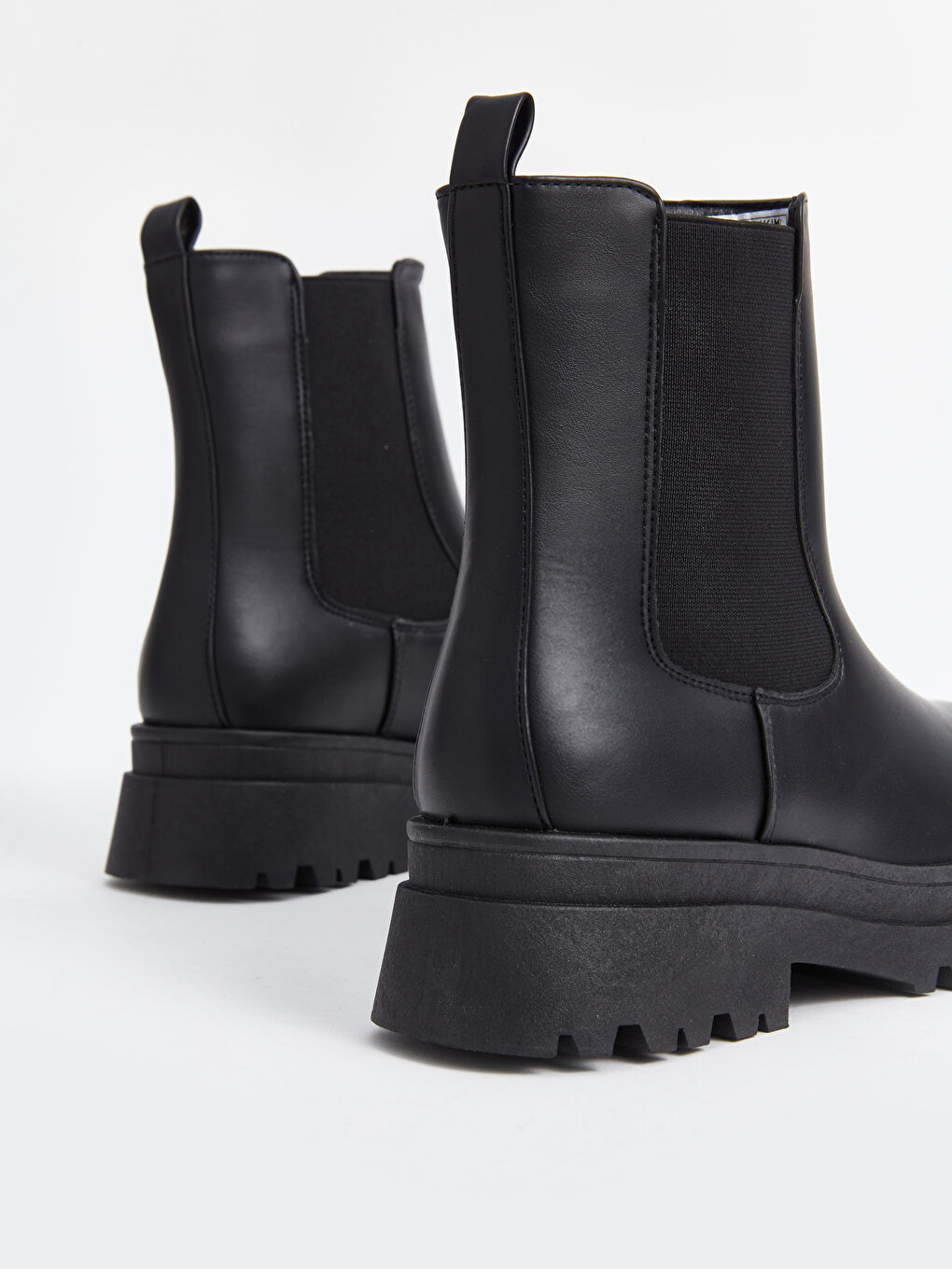 Leather-Look Women's Boots-4