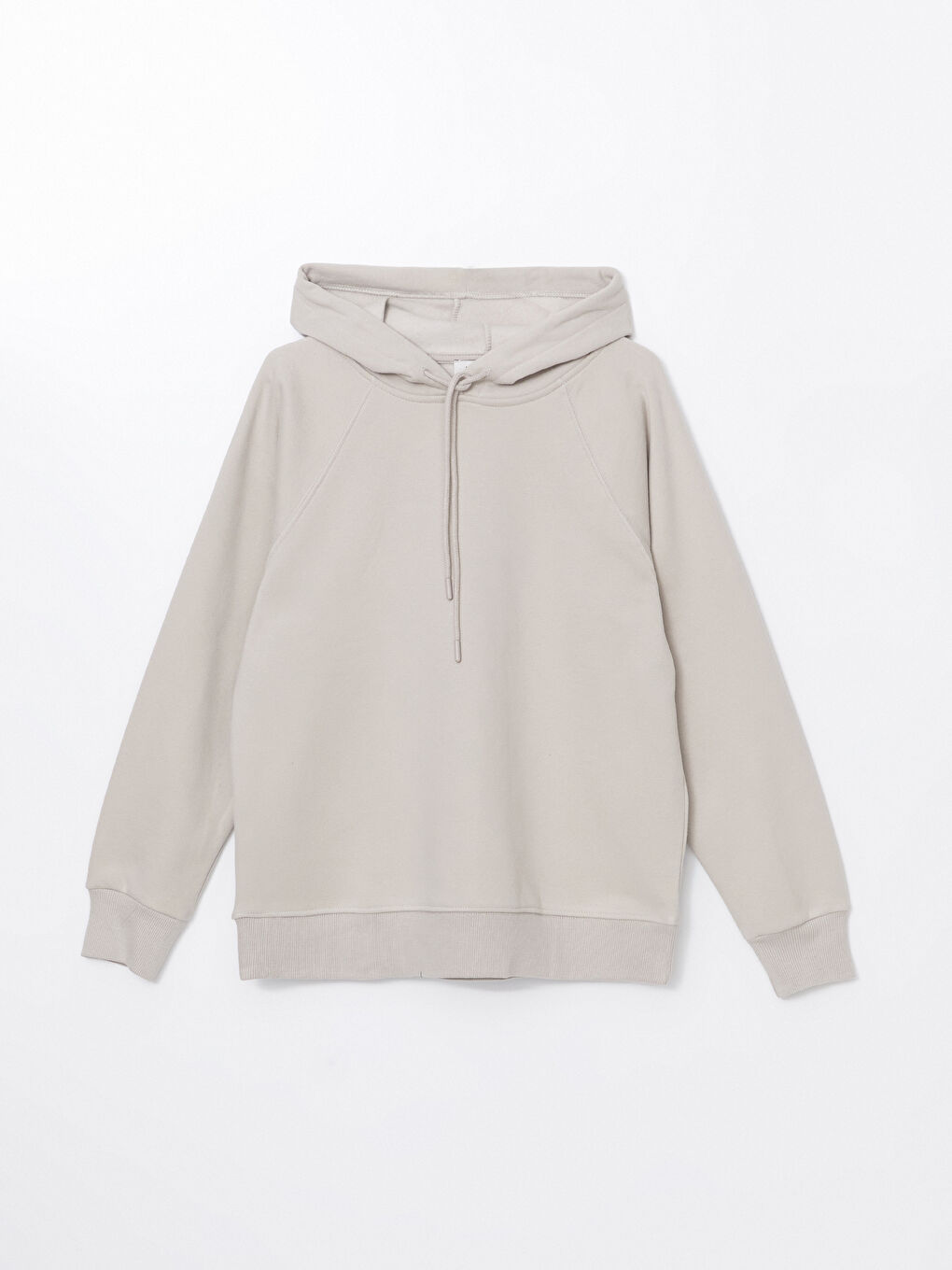 LCW Vision Açık Gri Oversize Kadın Hoodie - 4