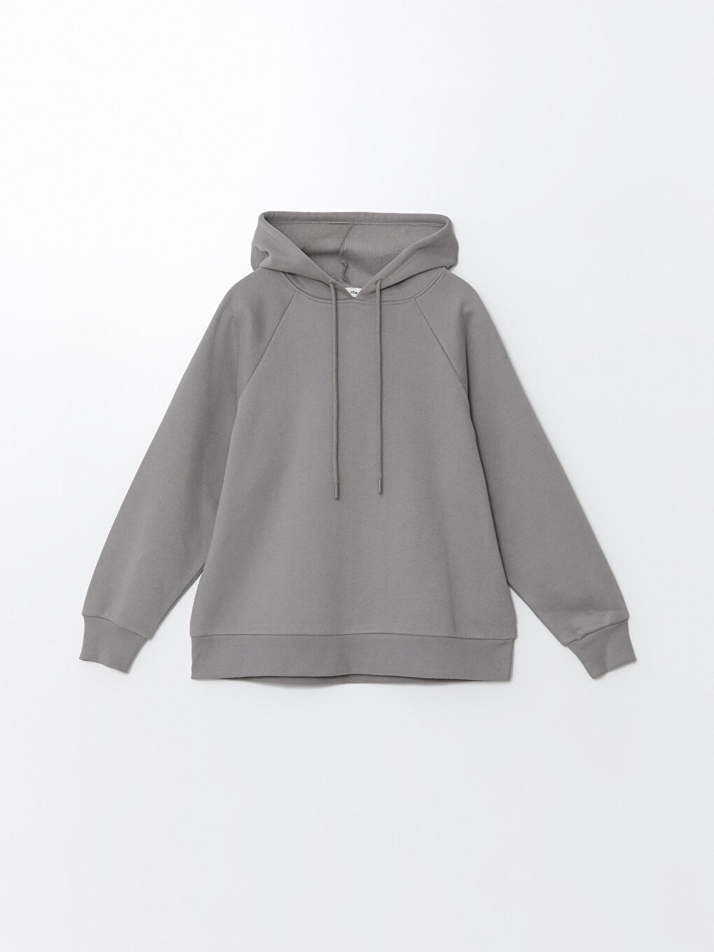 LCW Vision Gri Oversize Kadın Hoodie - 4