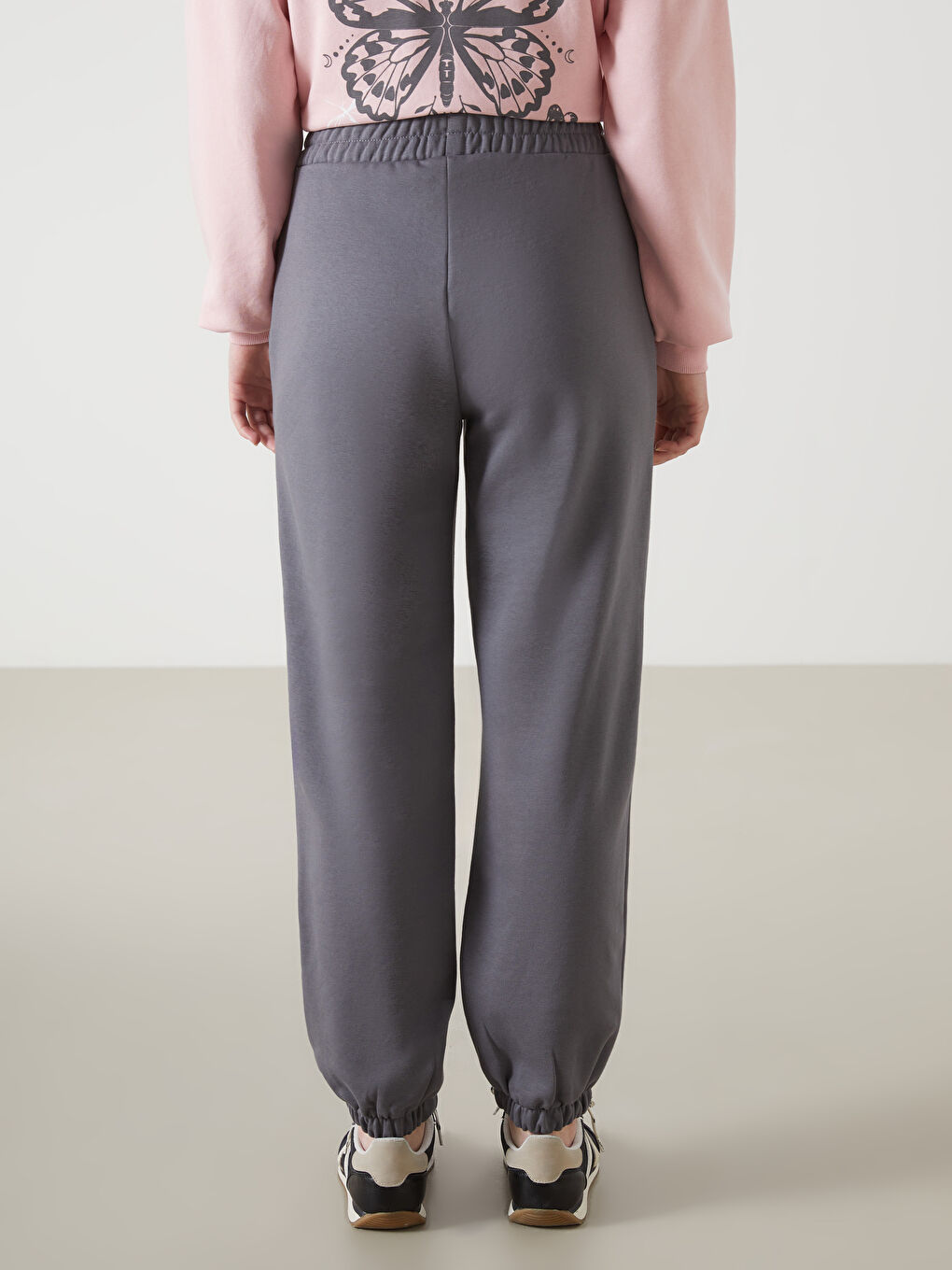LCW Vision Elasticated Waist Women's Thick Jogger Sweatpants -W4CB62Z8-H0M