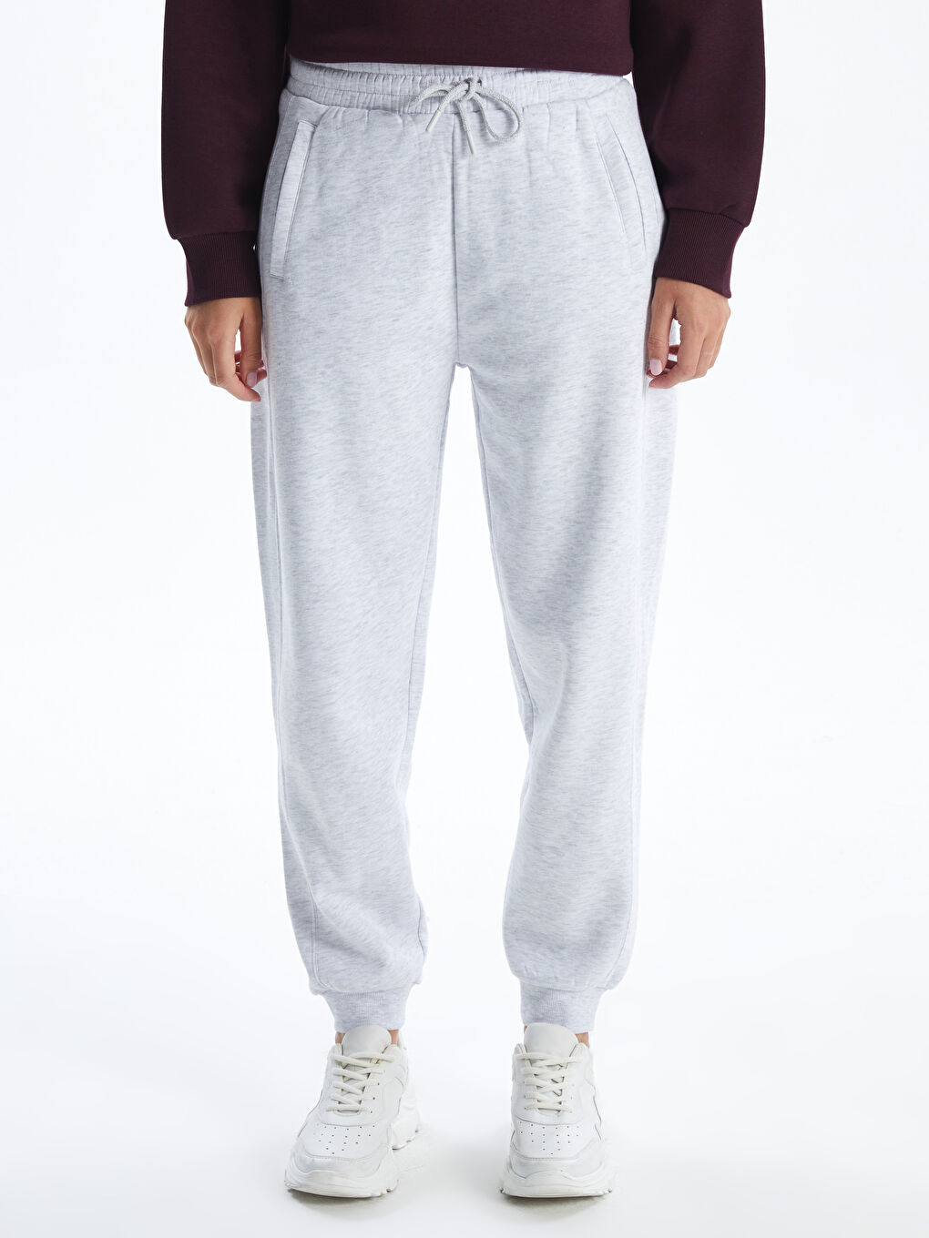 Ženske debele trenerke sa elastičnim strukom-1