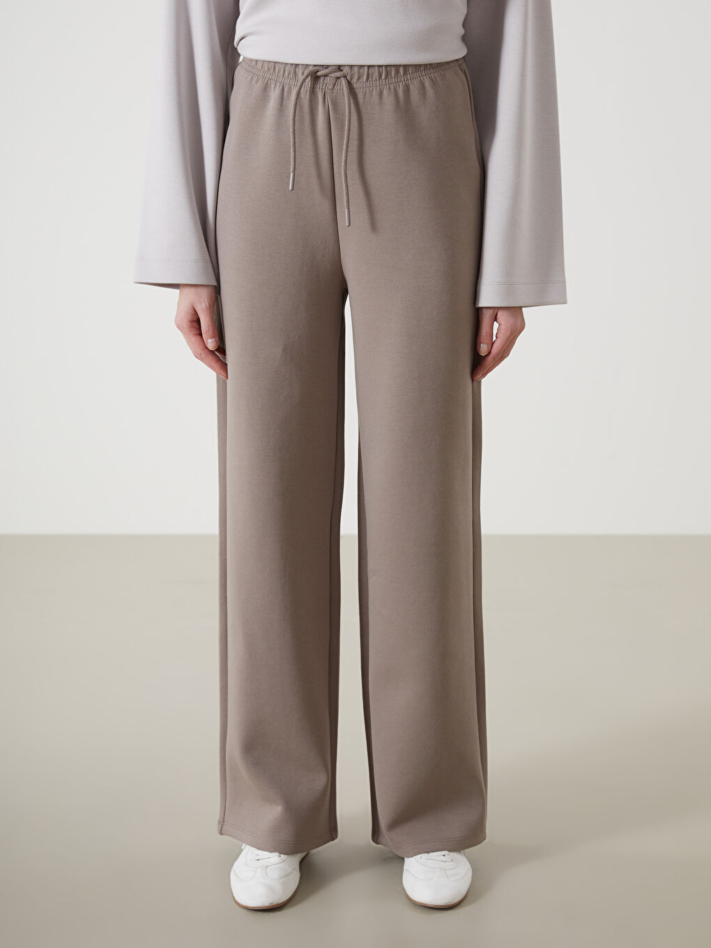 LCW Vision Women's Sweatpants with Elastic Waist -W4CB70Z8-GY7