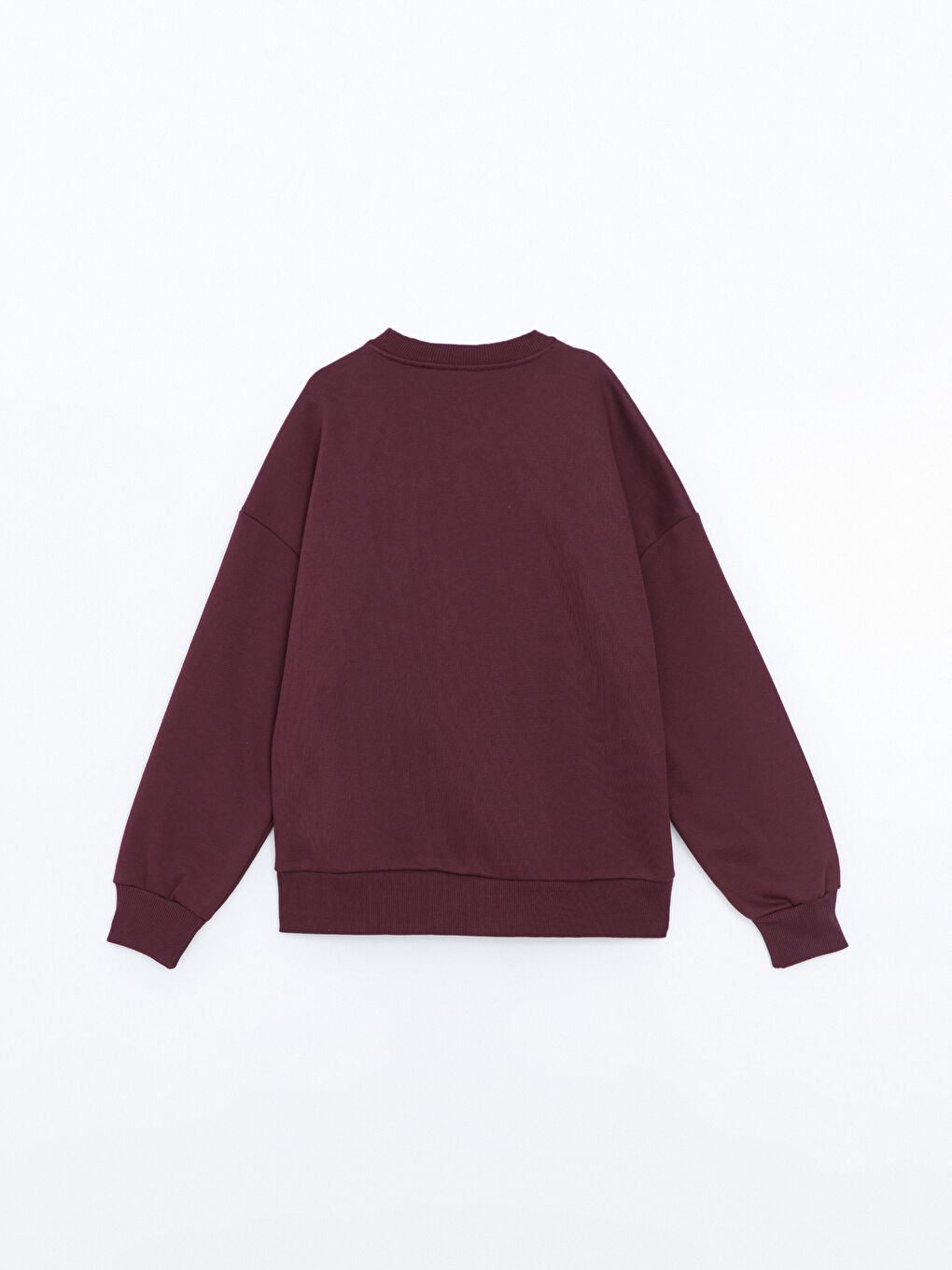 LCW Vision Mürdüm Bisiklet Yaka Baskılı Oversize Kadın Kalın Sweatshirt - 2