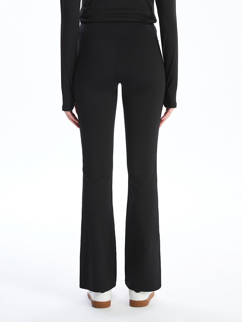 XSIDE ACTIVE Plain Elastic Waist Women's Leggings Pants -W4CD33Z8-CVL