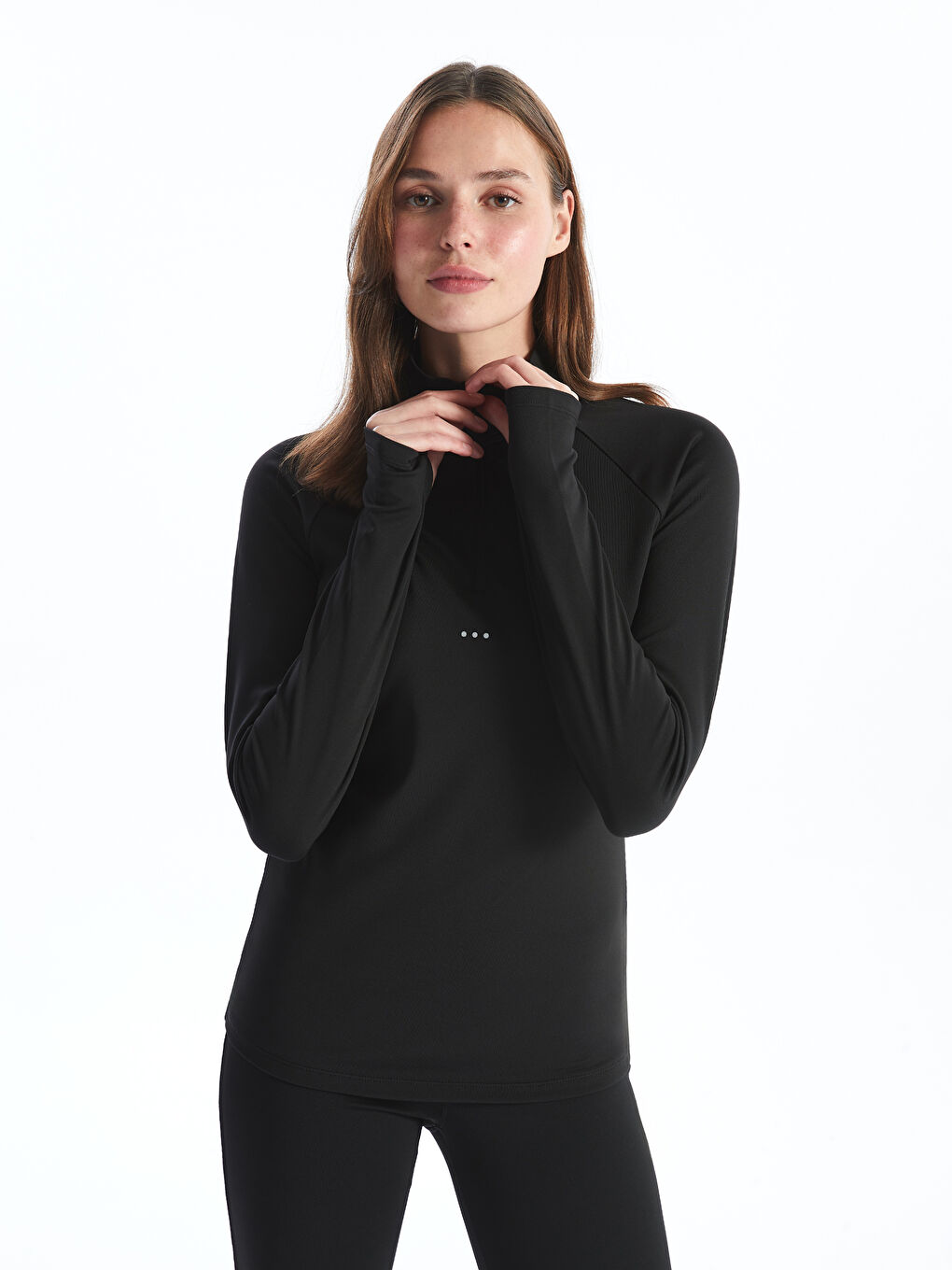 Xside Active Sportska majica sa uspravnom kragnom, reflektujućim štampanim uzorkom za žene -W4CD39Z8-CVL