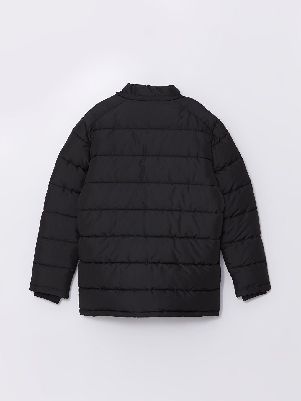 ерлерге арналған стандартты пішім капюшонды пальто-9