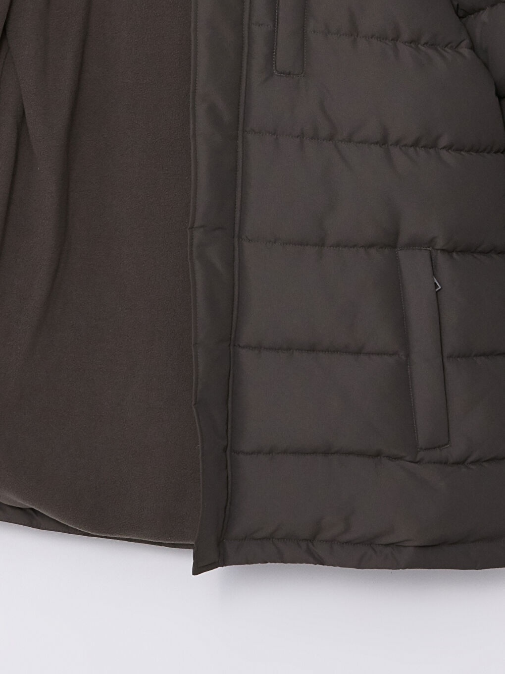 معطف للرجال بغطاء للرأس بقصة عادية-6