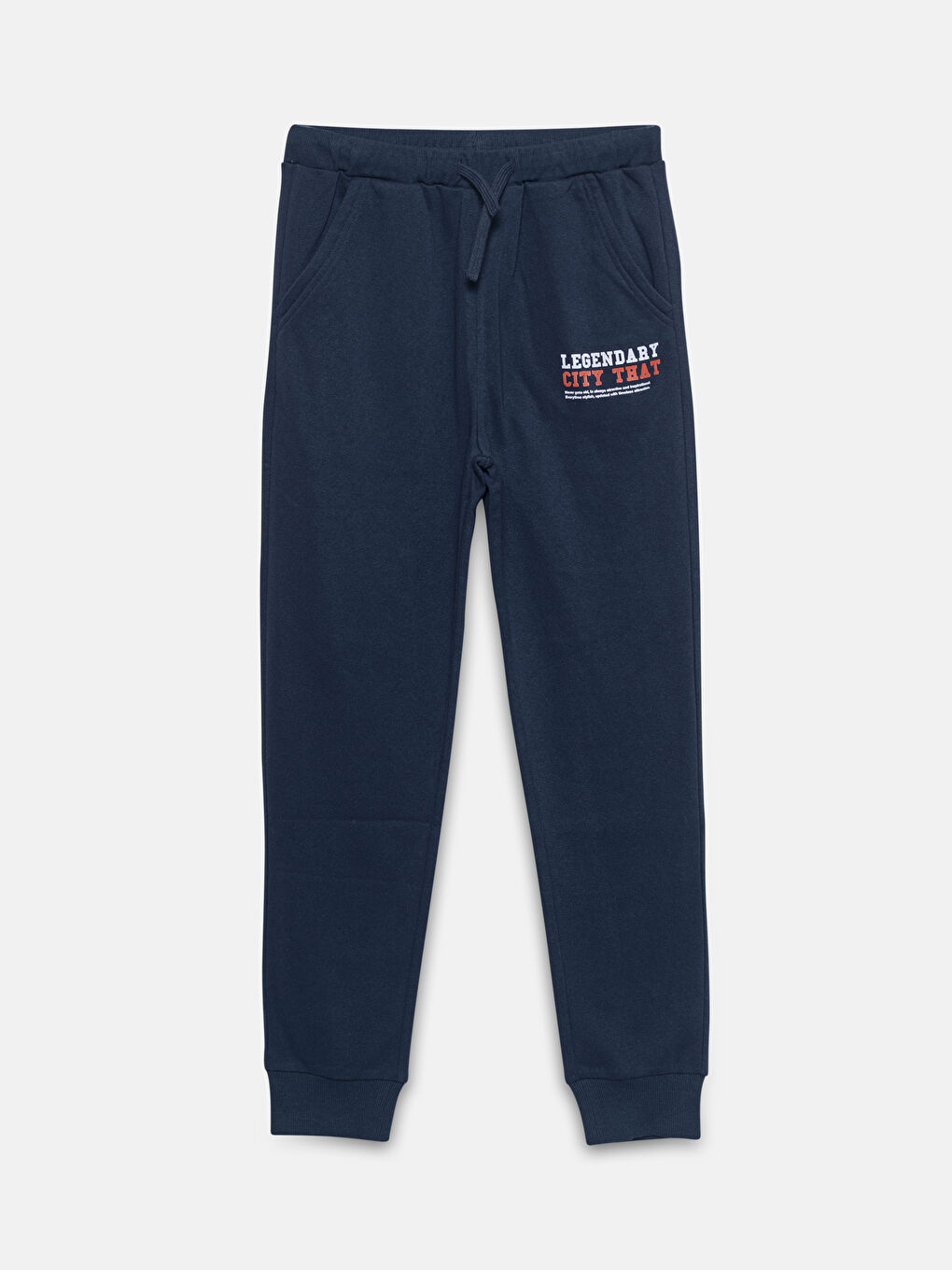 LCW Kids Elastic Waist Printed Boys' Jogger Sweatpants -W4CE10Z4-DWP