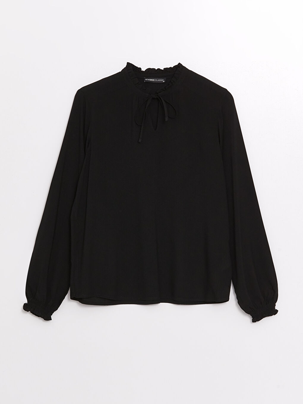 LCWAIKIKI Classic Tie Neck Women's Blouse -W4CE17Z8-CVL