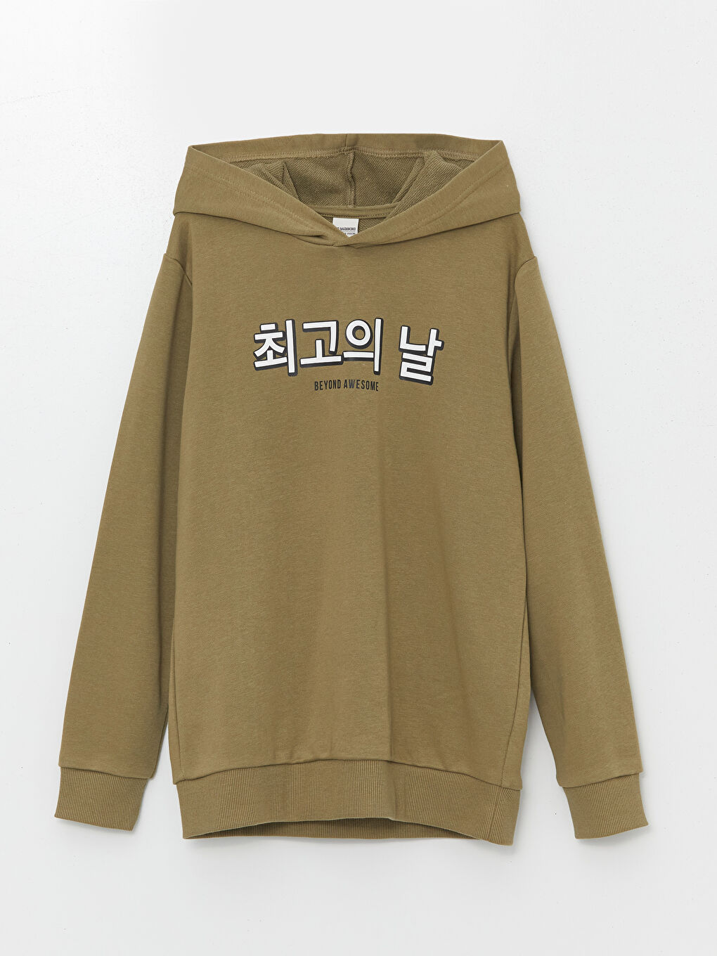 LCW Kids Hooded Boys' Sweatshirt -W4CE50Z4-GVK