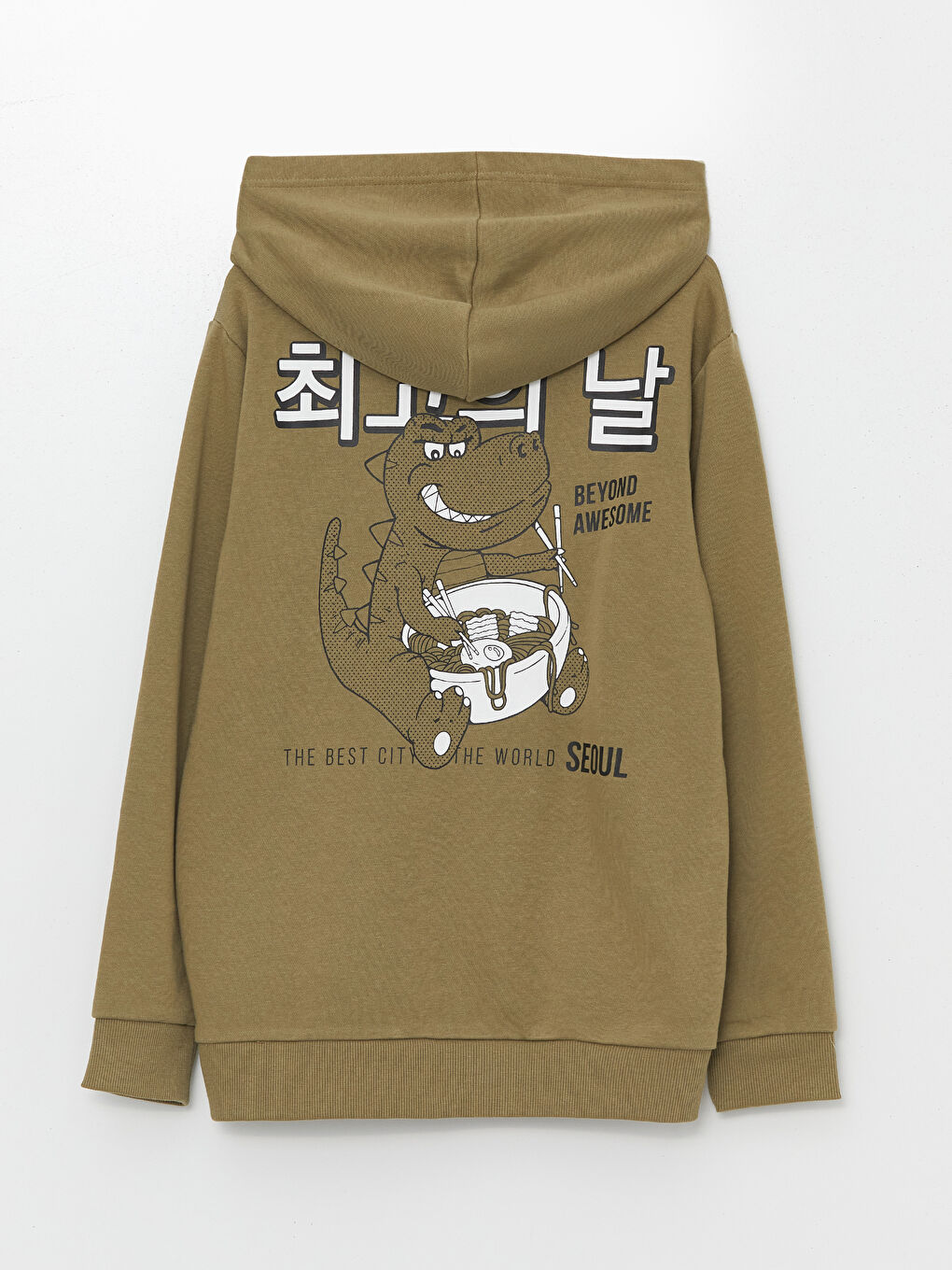 LCW Kids Hooded Boys' Sweatshirt -W4CE50Z4-GVK