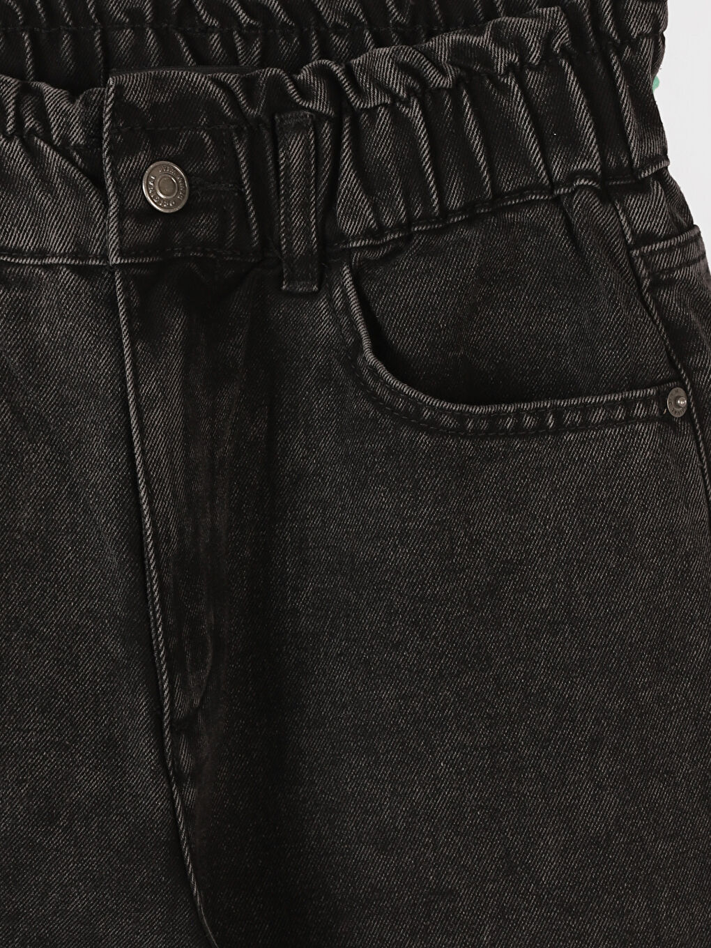 Elasticated Waist Slouchy Fit Women's Jeans -W4CF22Z8-GRD