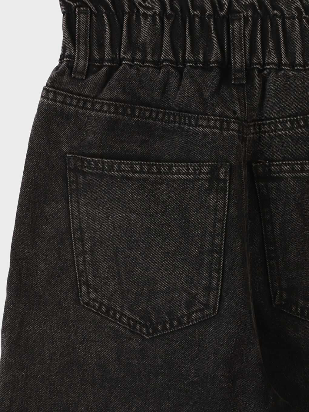 Elasticated Waist Slouchy Fit Women's Jeans -W4CF22Z8-GRD
