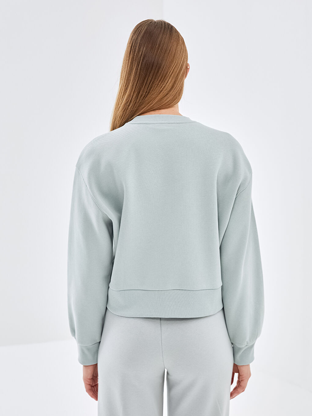 Sweatshirt Imprimé à Col Rond pour Femmes-3