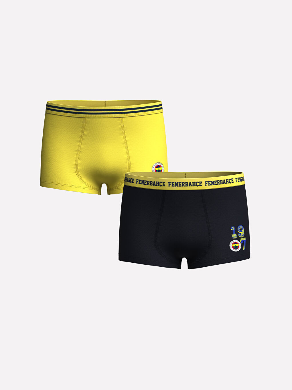 LCW Kids Açık Lacivert Fenerbahçe Baskılı Erkek Çocuk Boxer 2'li