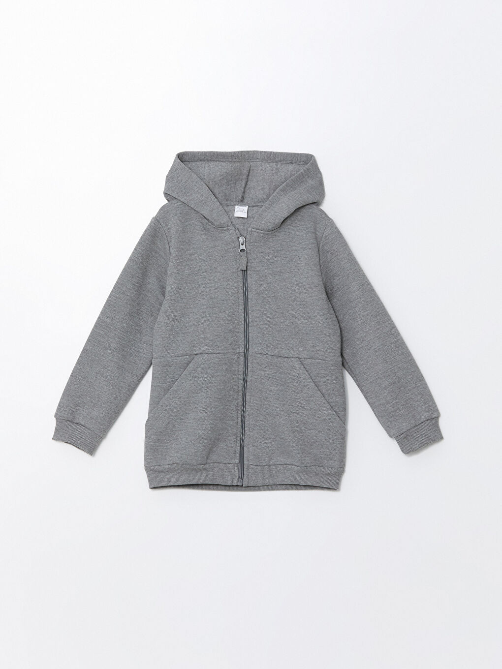 Hooded Basic Baby Boys' Zip-Up Sweatshirt -W4CH37Z1-LAM