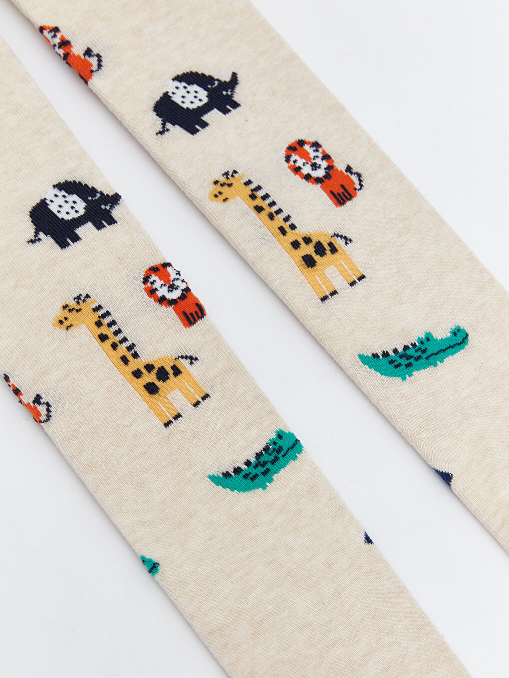 Printed Baby Boys' Tights 2 Pack-2