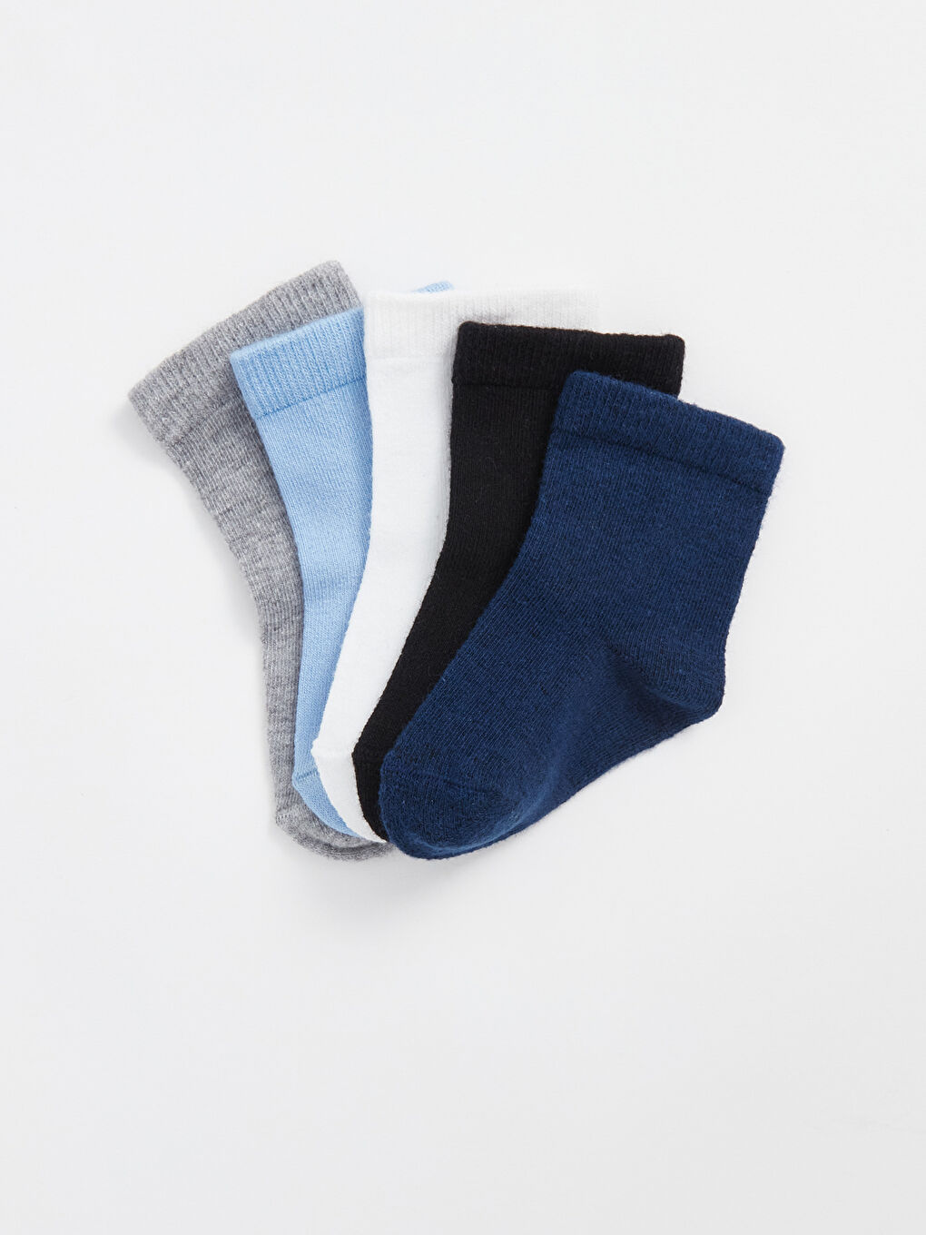 جوارب للكاحل أساسية للأولاد الرضع عبوة من 5 قطع-1