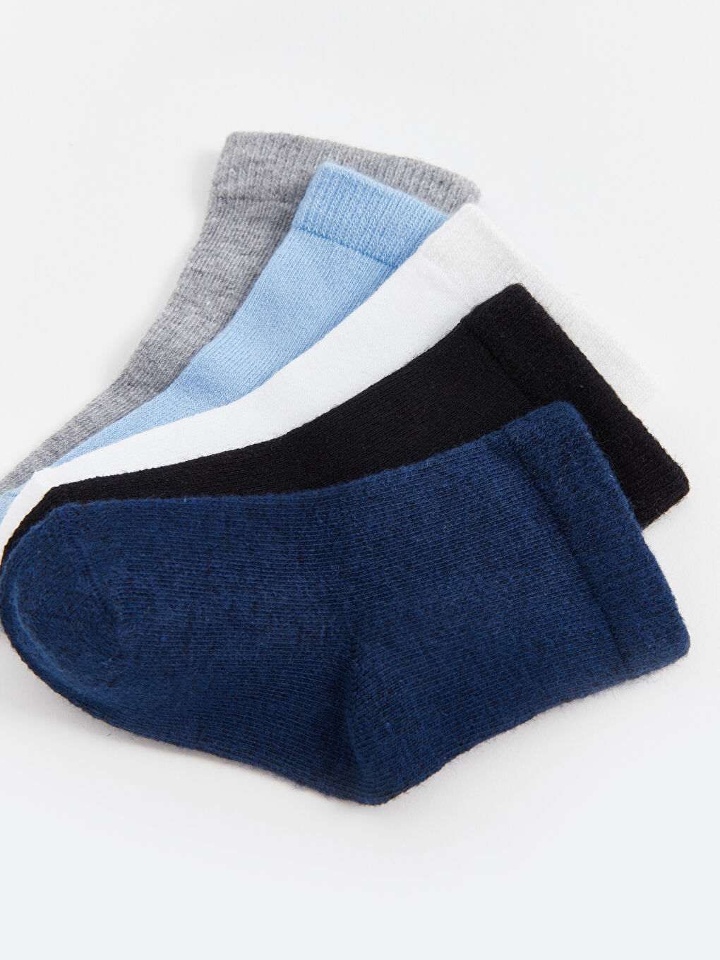 جوارب للكاحل أساسية للأولاد الرضع عبوة من 5 قطع-2