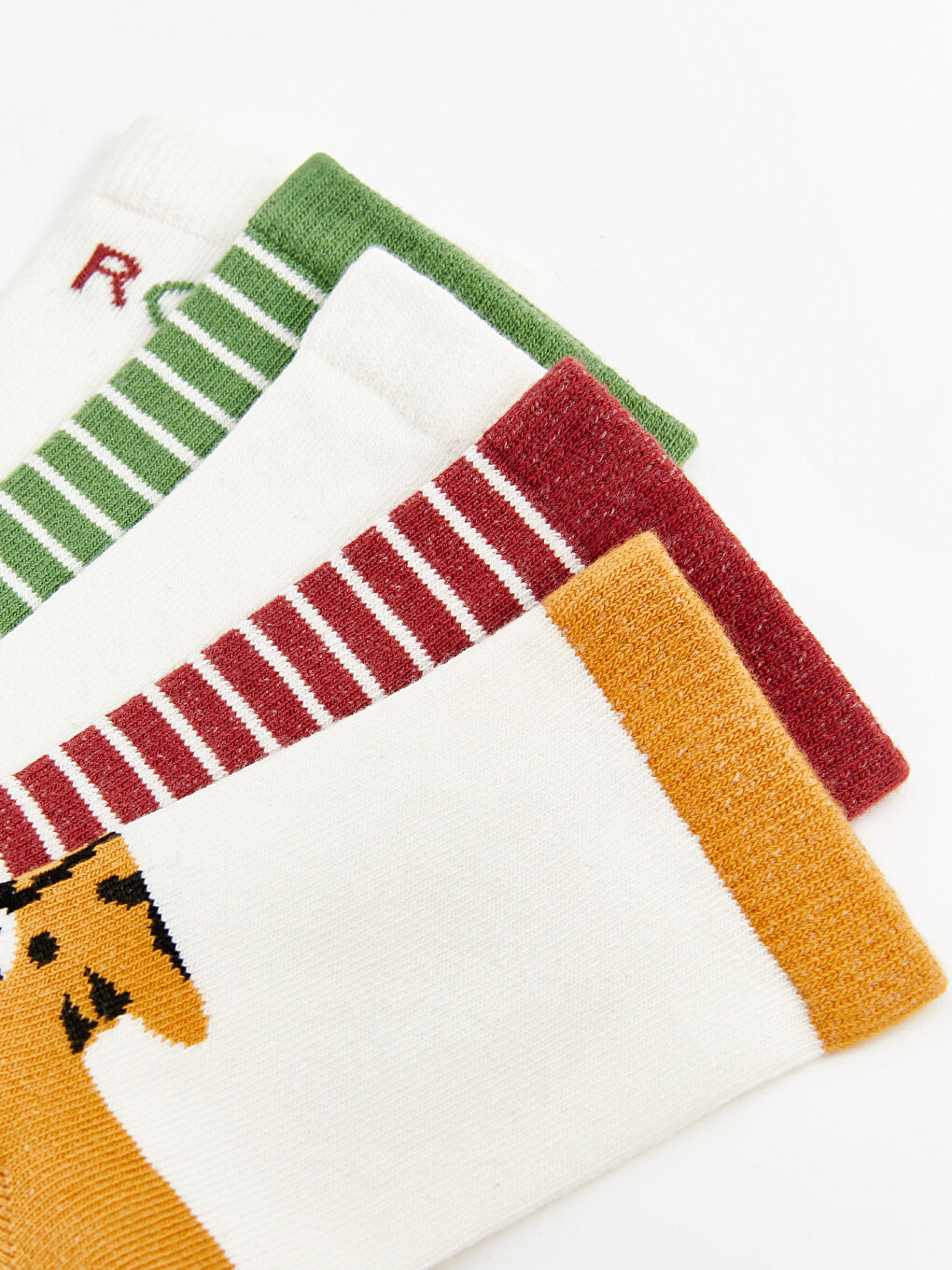 Printed Boys' Ankle Socks 5 Pack-2