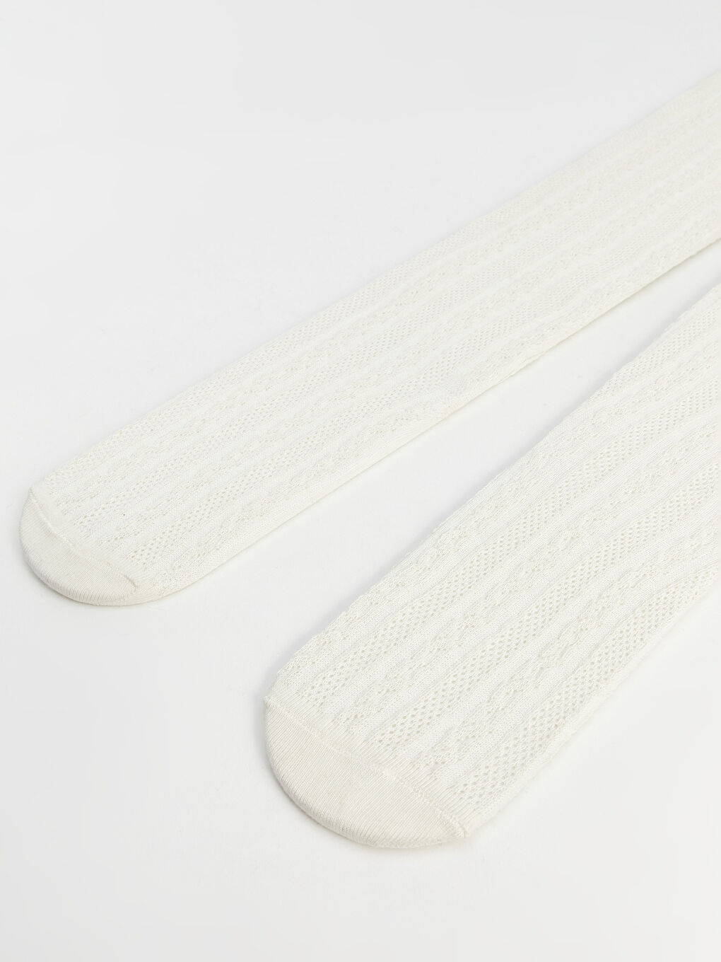 جوارب طويلة أساسية للبنات الرضع عبوتان-2