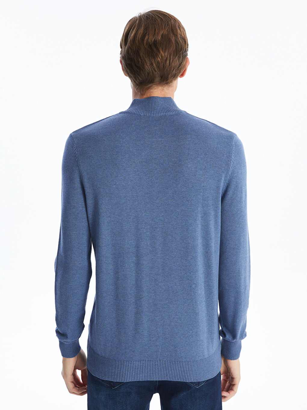 LCWAIKIKI Classic Funnel Neck Long Sleeve Men's Knitwear Sweater -W4CI67Z8-DW8